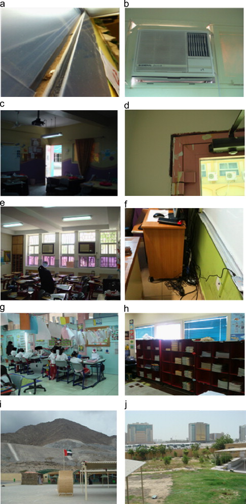 Representative pictures of observed issues that would influence IEQ conditions ...