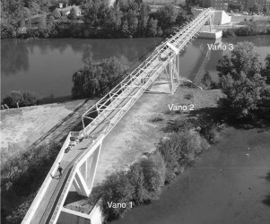 Vista general de la estructura en estudio.