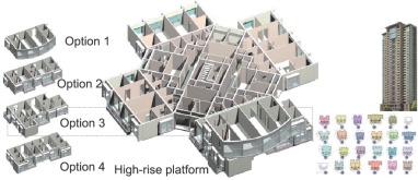 Adaptable building−a customized apartment building.