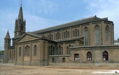 Church of Our Lady at Daming, built by French Jesuits in 1916–1921 (© Thomas H. ...