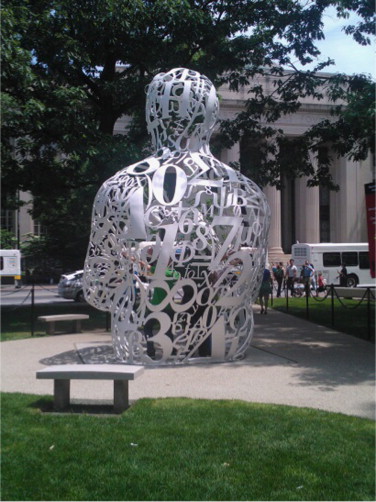 A sculpture as foci in MIT.