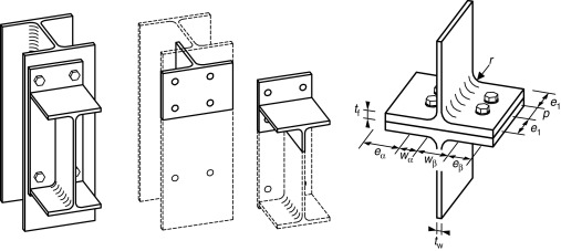 Componente T-equivalente asimétrica en conexión viga-pilar.