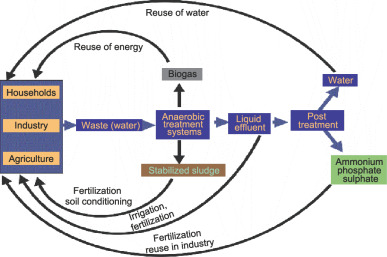 A new wastewater treatment system proposed by Wageningen University, the ...