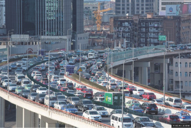 Traffic congestion in Shanghai. Available from: ...