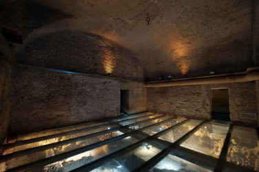 Palazzo Valentini, Piccole Terme: the area of the frigidarium.