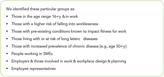 Differentiation of the working age population [33].Note. From: The Council for ...