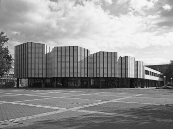 Wolfsburg Cultural Center by Aalto, 1958–62. Note: Photo: Harald Raebiger, Alvar ...