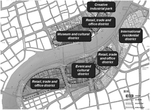 The framework plan for the post-Expo Site redevelopment (2006).