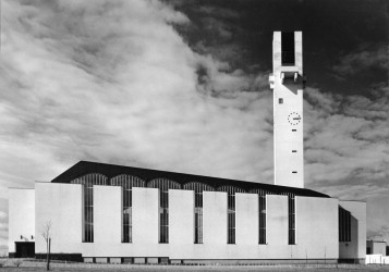 Church of the Plains by Aalto, 1951–1960. Note: Photo: Kalevi A. Mäkinen, Alvar ...