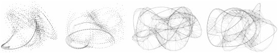 Design image in form of curve network and point cloud.