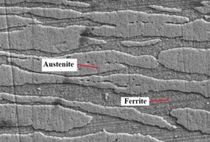 Typical base material microstructure.