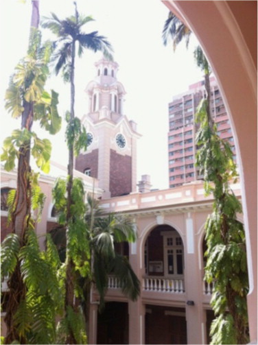 Another courtyard in Main Building, HKU.