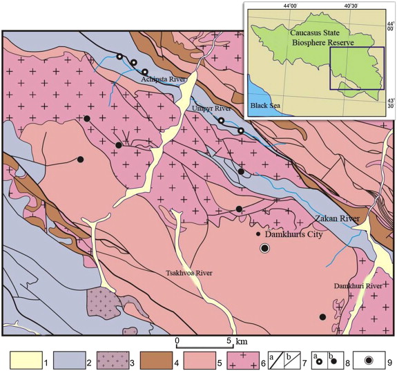 Geological structure of the eastern part of the Caucasus State Biosphere ...