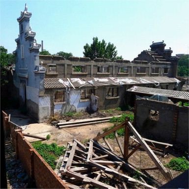 Kaifeng, chapel of the former Regional Seminary, built ca. 1935 in ...