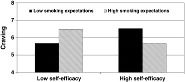 The effects of self-efficacy and smoking expectations on craving.