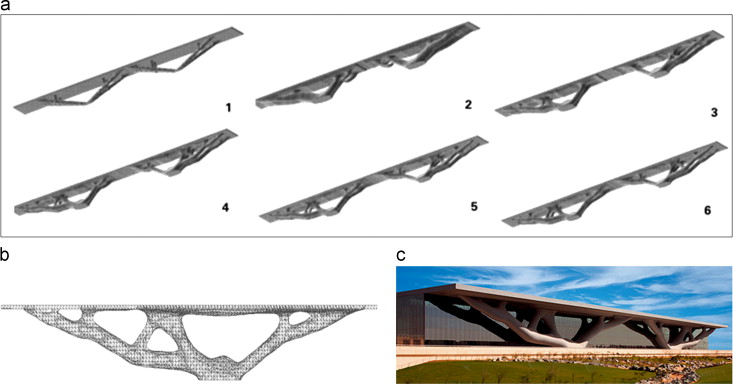 Qatar National Convention Centre (2011). (a) Form-finding by suing extended ...