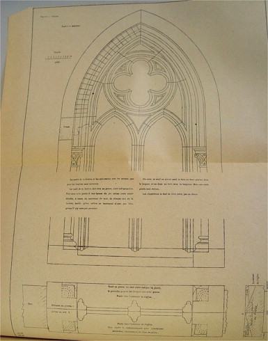 Xianxian-Daming handbook: plate 22, Gothic tracery window (© Québec, Université ...