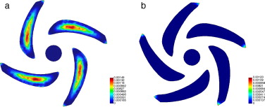 Distribución de deformación plástica efectiva para el tiempo final del análisis ...