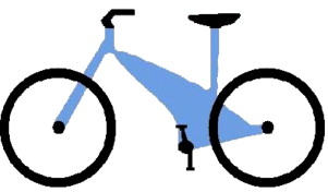 Marco de bicicleta óptimo generado por el método propuesto.