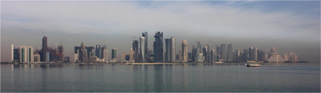 The new skyline of a globalizing Doha.