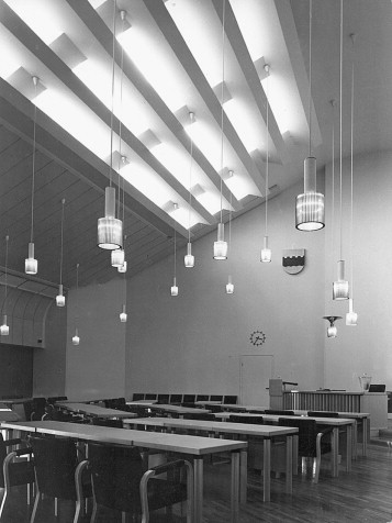 Seinajoki Town Hall by Aalto, 1958–65. Note: Photo: Kalevi A. Mökinen, Alvar ...