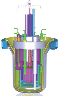 3D view of the CLEAR-I reactor.