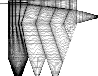 Malla utilizada para las simulaciones.