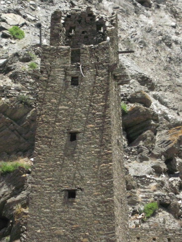 Post-earthquake watchtowers.