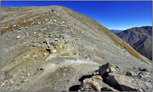 General view of “Fragrant” kudur on the Yuha ridge, on the saddle, 2km south of ...