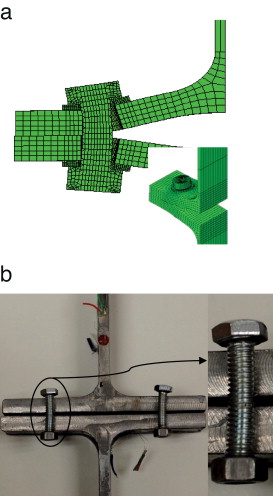 Modelo de elementos finitos de componente T-equivalente (a) y resultados ...