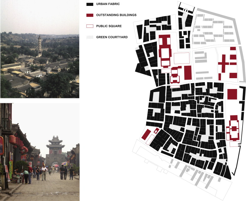 Relation between urban fabric and monuments, and some images of traditional ...
