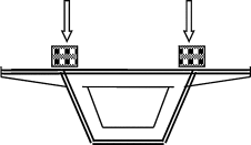 Ubicación de masas puntuales en los marcos de rigidización transversal.