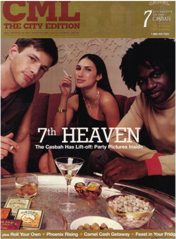 Cover of CML (June 2001) features young adults smoking Camel cigarettes and ...
