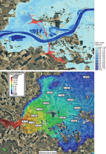 Estudio de los efectos hidráulicos de una nueva carretera sobre el río Fluvià.