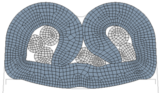 Resultado da forma da junção na simulação em EPT -