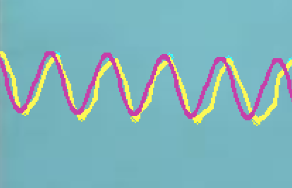 Inicio en x[0]; tamaño de la muestra, 30 pixeles. Parámetros obtenidos A=20.87,  ω=0.156