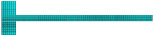 The finite element model.