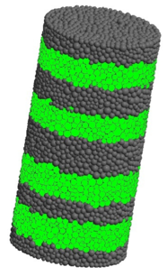 Strips defined in mesh 3D-2