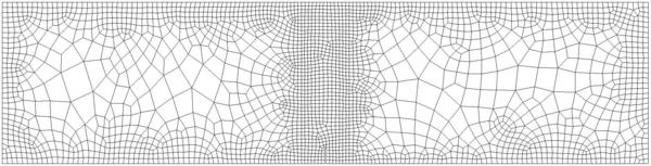 Mesh 2: 2679 4-noded elements.