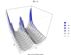 Estimated STPC function perspective plot.