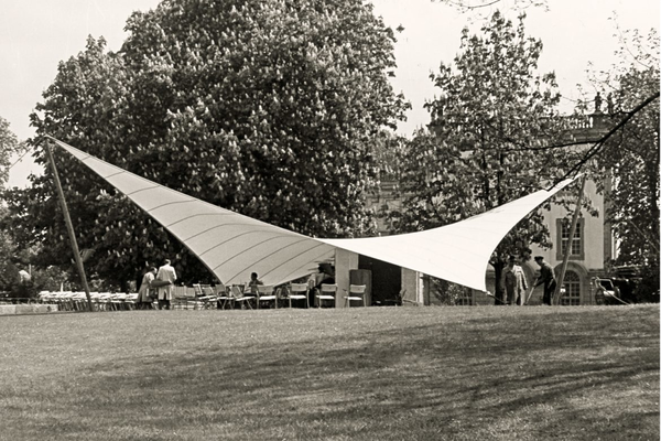 Kassel Federal Garden exhibition Musikpavillon (1955).