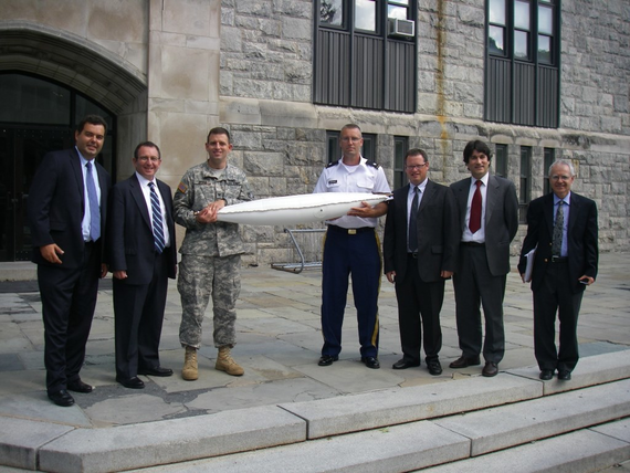 Fotografía del encuentro en la academia militar de West Point (EEUU)