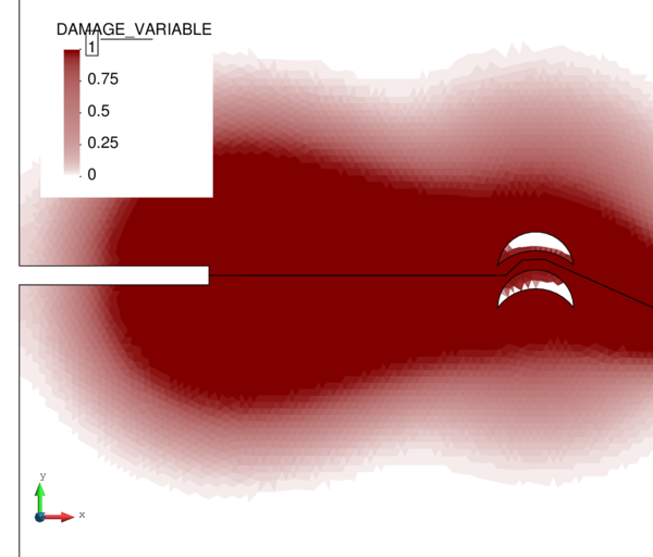 Damage with obstacle 3.