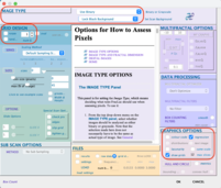 BC menu's characteristic for measurement of DB over a figure's area.