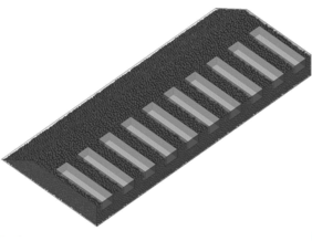 Particles arrangement after the pre-calculation.