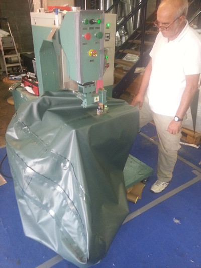 Soldadura de la punta de la cámara interior del tubo hinchable