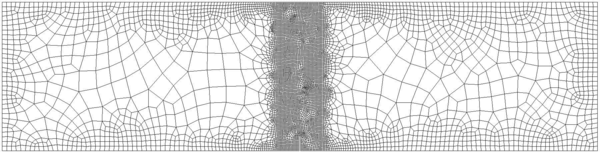 Mesh 3: 6543 4-noded elements.