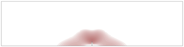 Non-local model. Initial stage.
