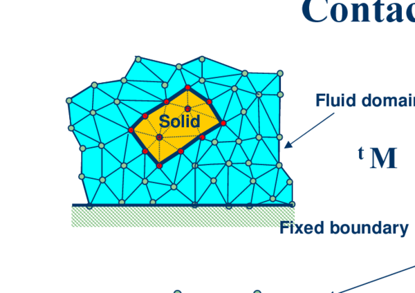 Contact conditions at a solid-solid interface