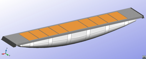 Modelo para la simulación numérica de la viga con 10 tn de carga